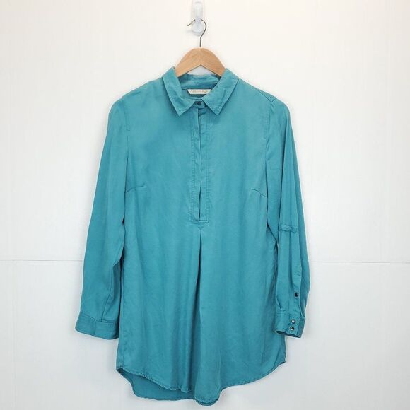 Soft Surrounding Tencel Popover Tunic Top D-0102b12 - Picture 1 of 14